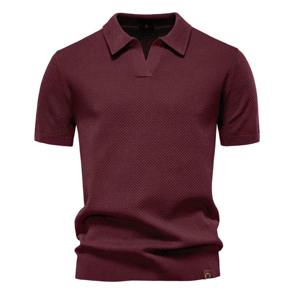 Marcus | Premium Gestructureerd Polo - Shirt - bellanza