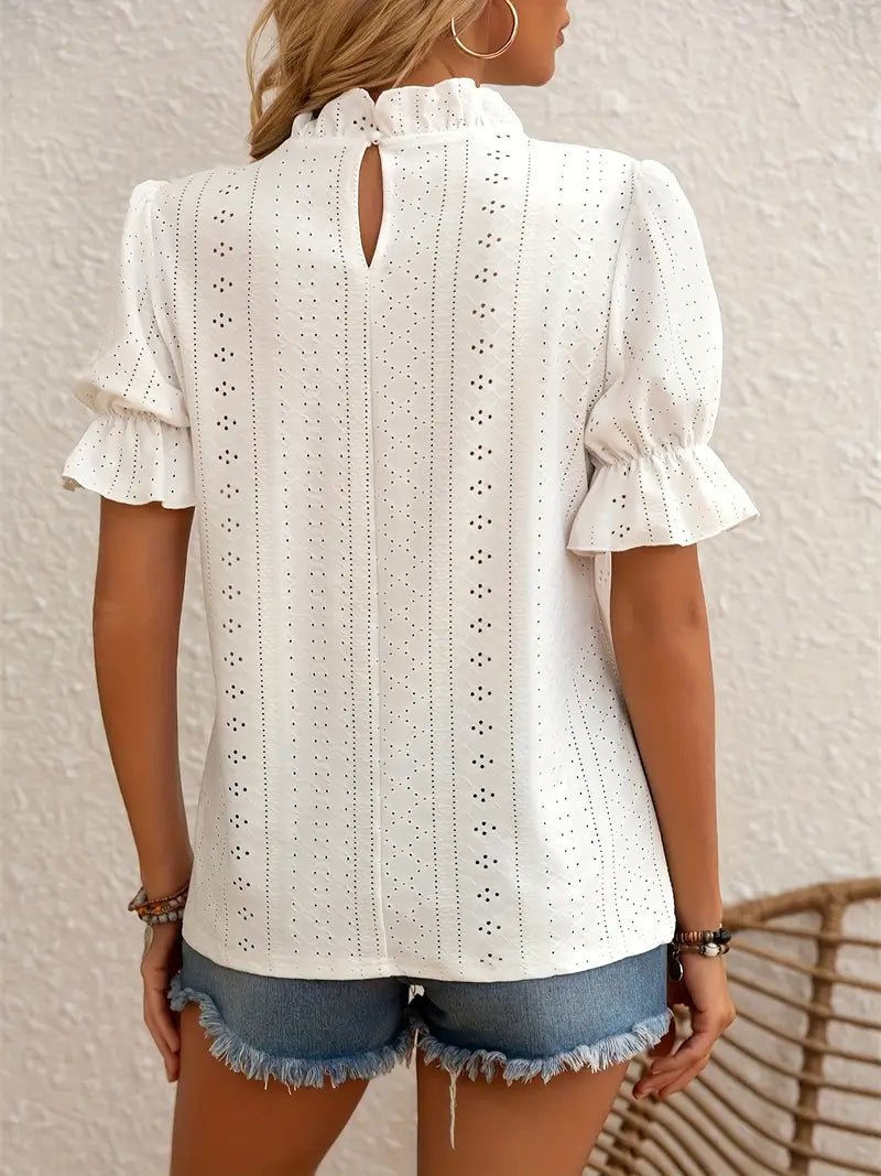 Mariska™ | Klassieke Zomertop van Luchtig & Zacht Materiaal - bellanza