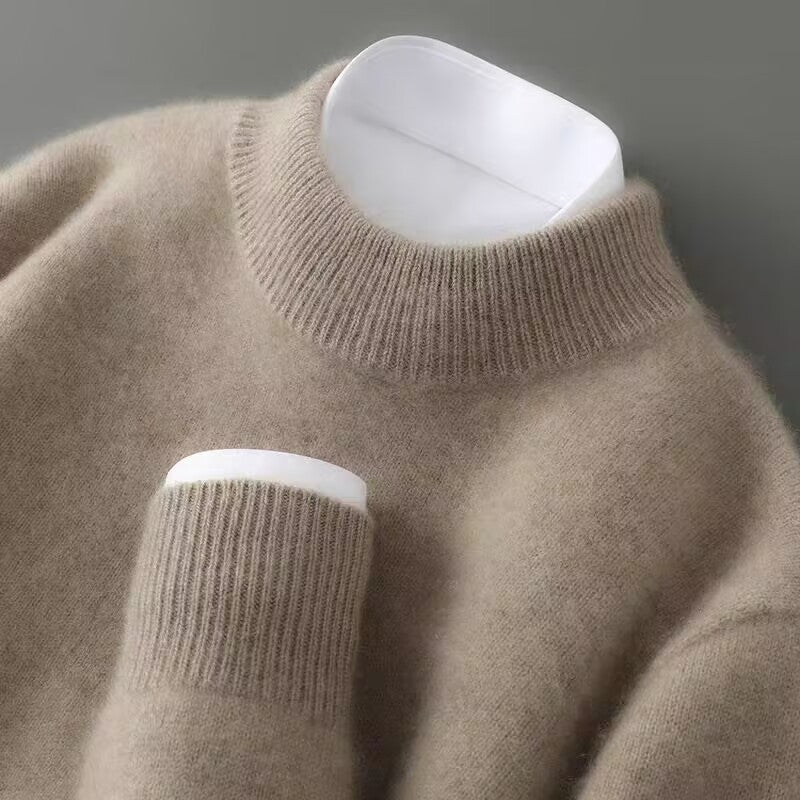 Marten | Comfortabele kasjmier gebreide trui voor heren - Bellanza
