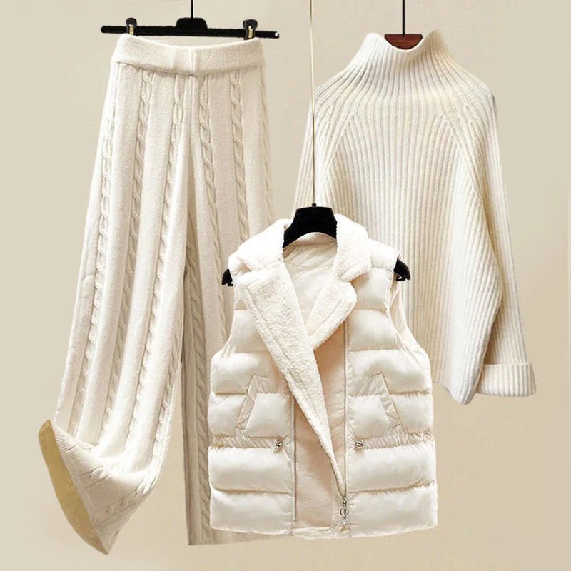 Martine - Comfortabele gebreide set - bellanza