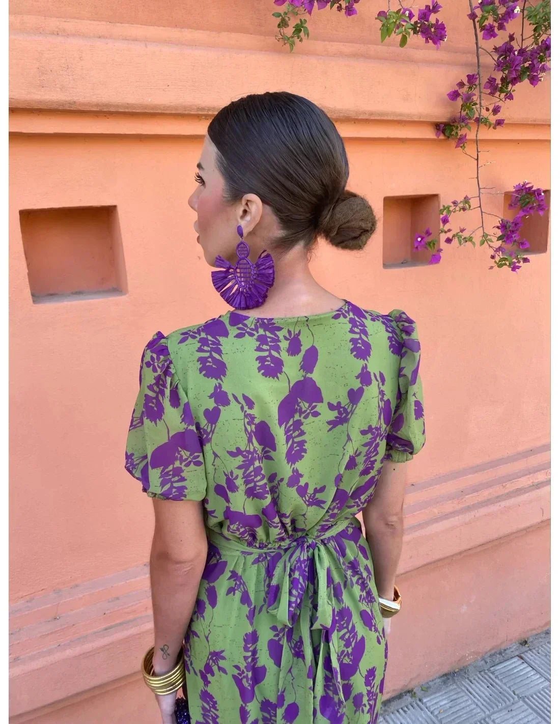 Melys | Elegante gedrukte jurk - bellanza