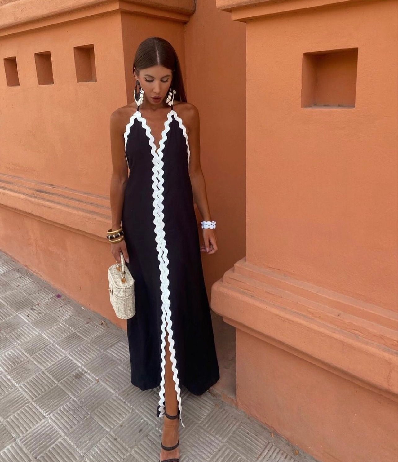 Merlyn | Elegante lange jurk - bellanza