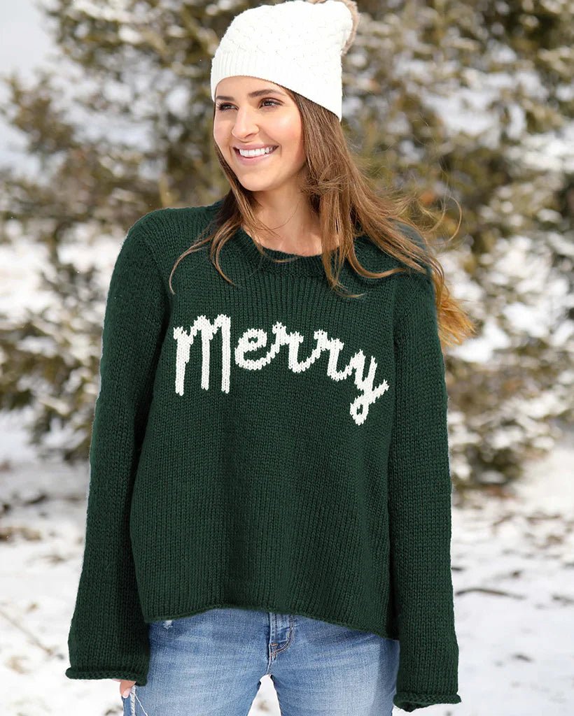 Merry Kerst Sweater voor Dames - bellanza