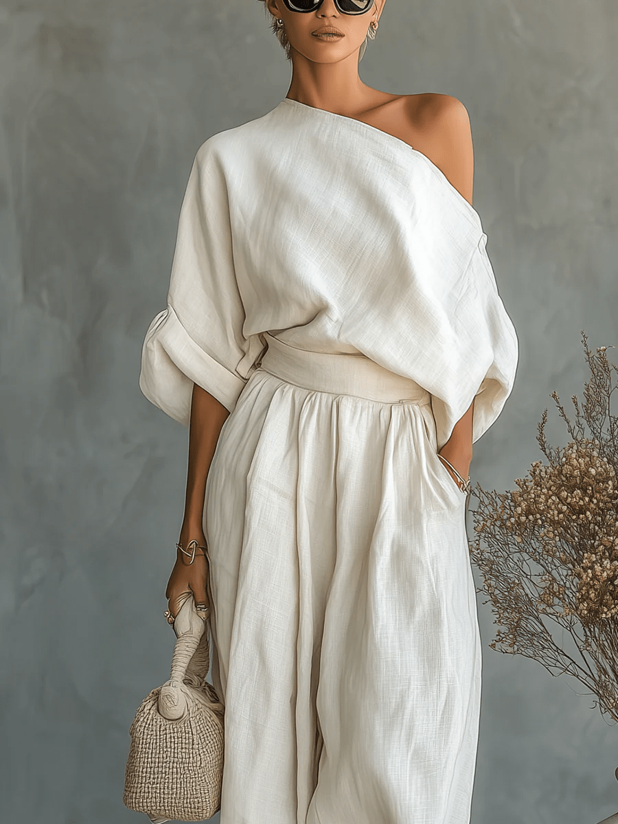 Mila™ | Twee-delige set met blote schouders - Bellanza