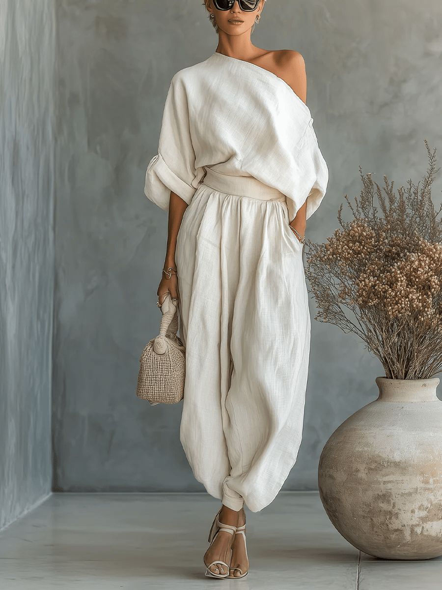 Mila™ | Twee-delige set met blote schouders - Bellanza