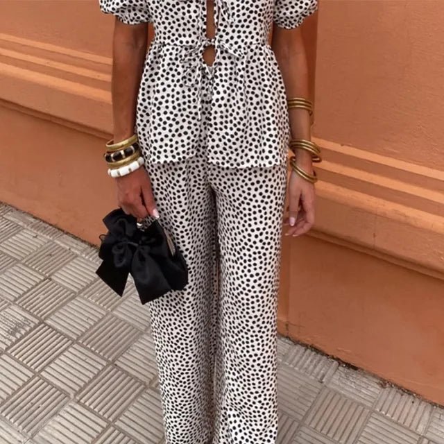 Milani | Casual Geprinte Set - bellanza