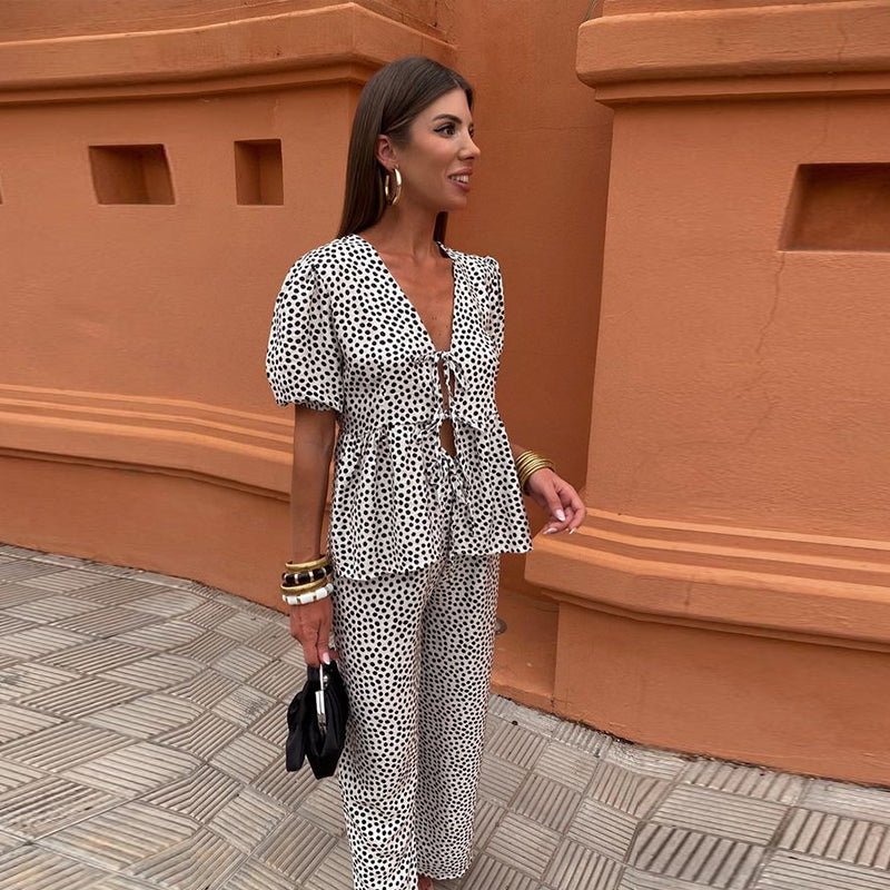 Milani | Casual Geprinte Set - bellanza