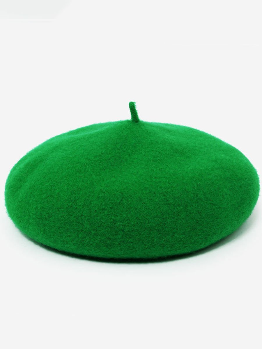 Modieuze Herfst- en Winter Retro Wol Beret Hoed - Bellanza