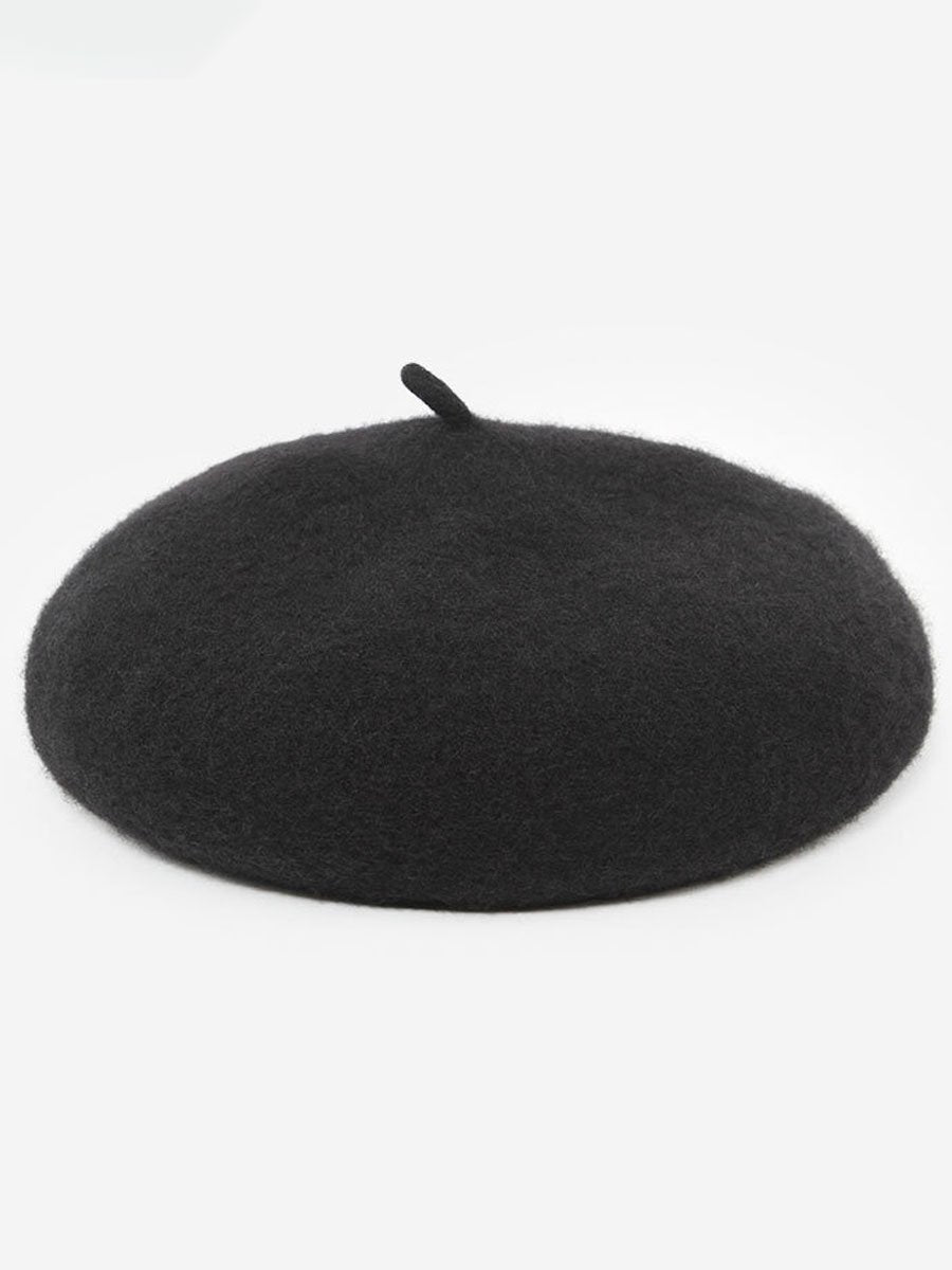 Modieuze Herfst- en Winter Retro Wol Beret Hoed - Bellanza
