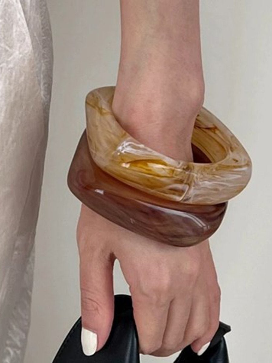 Modieuze Speciale Vormen Hars Armband - Bellanza