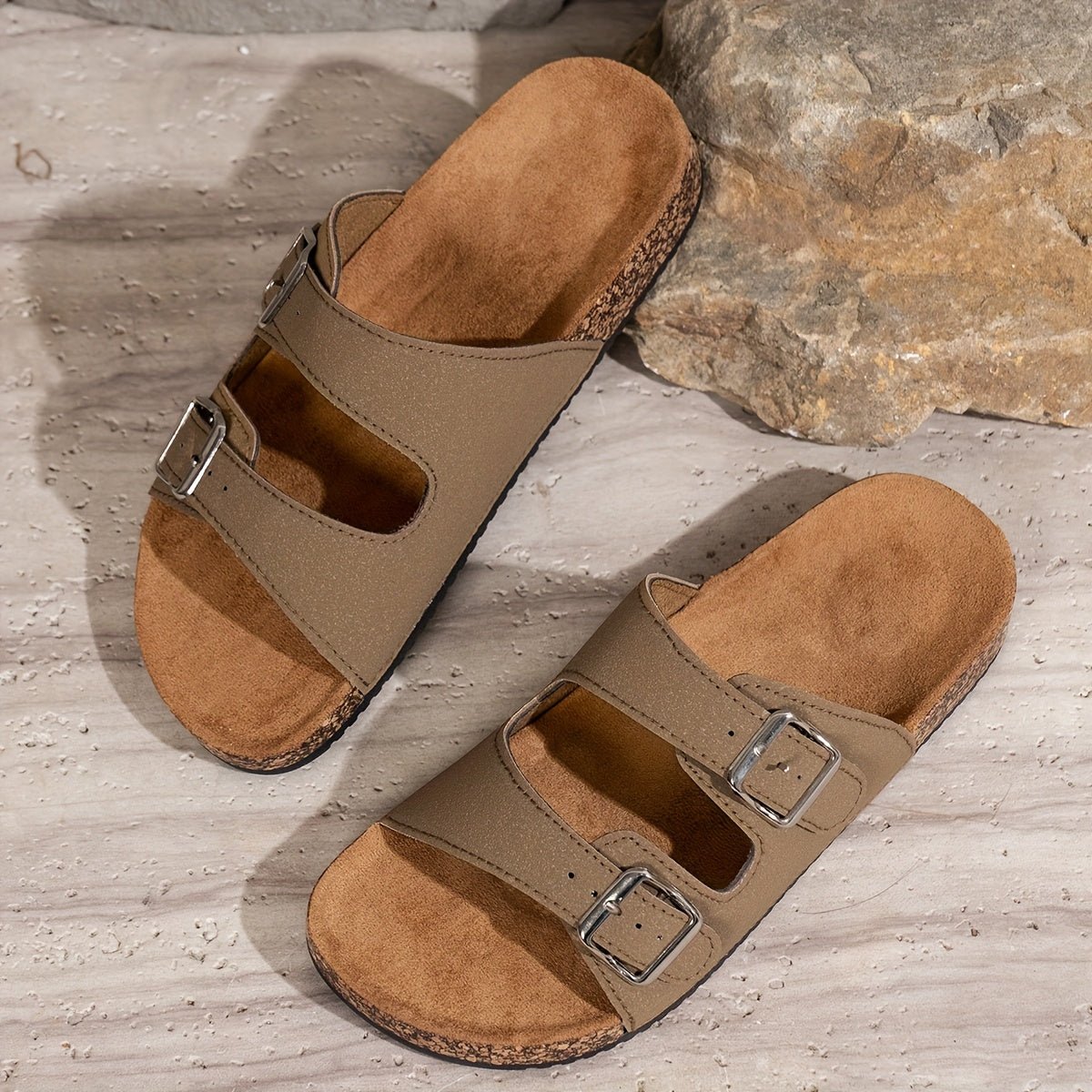 Nicolas Verstelbare Heren Sandalen met Antislipzool - bellanza