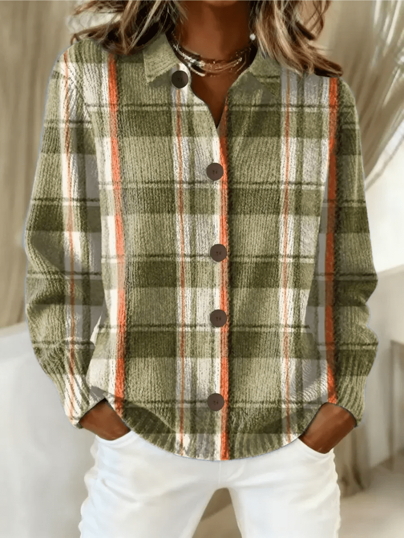 Noor – Geruite blouse - Bellanza