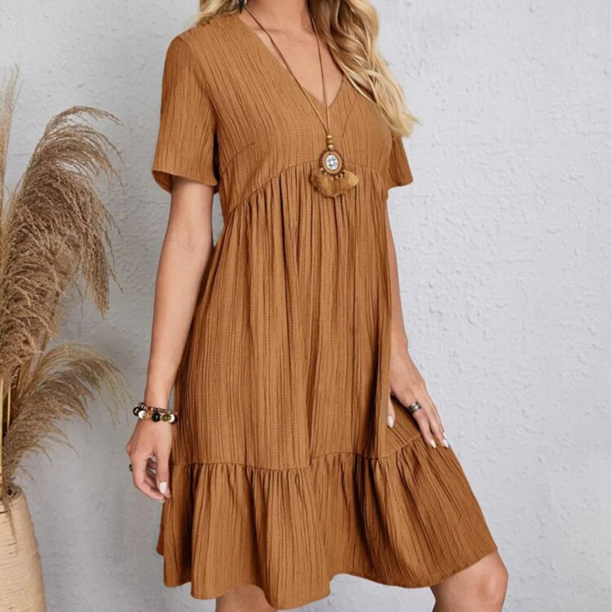 Olivia | Elegante Midi - jurk - bellanza
