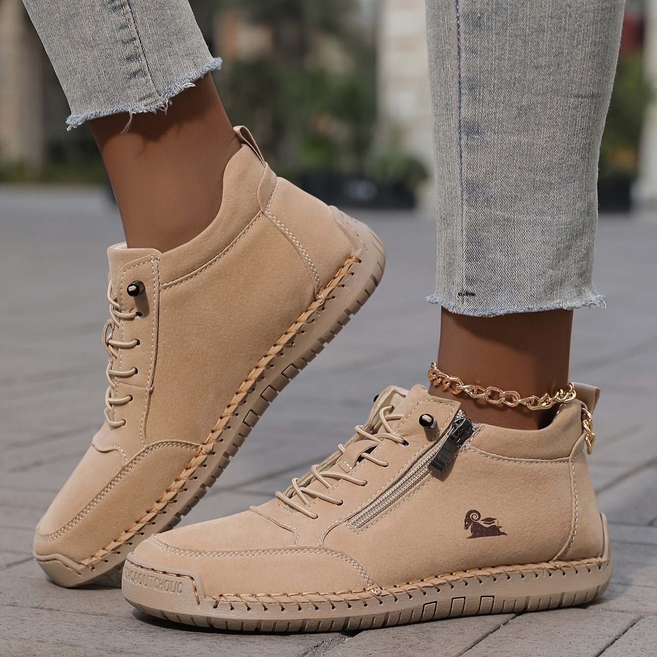 Olivia | Orthopedische Dames Sneakers met Ritssluiting - Bellanza