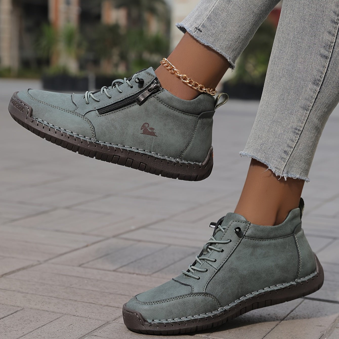 Olivia | Orthopedische Dames Sneakers met Ritssluiting - Bellanza