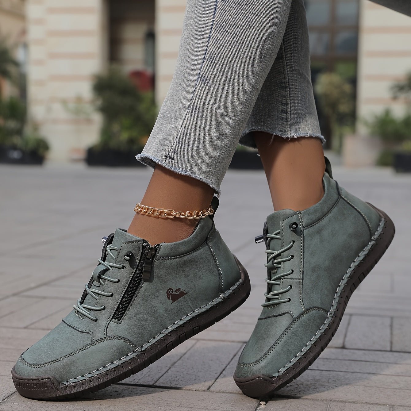 Olivia | Orthopedische Dames Sneakers met Ritssluiting - Bellanza
