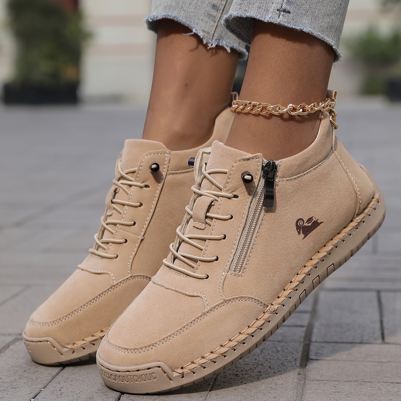 Olivia | Orthopedische Dames Sneakers met Ritssluiting - Bellanza