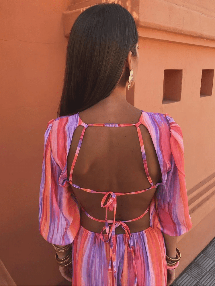 Paloma | Elegante jurk met uitsnijdingen - bellanza