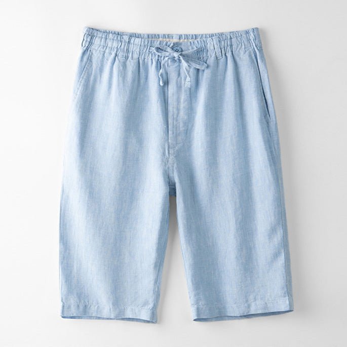 Positano - Linnen Drawstring Shorts - bellanza
