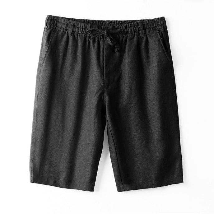 Positano - Linnen Drawstring Shorts - bellanza