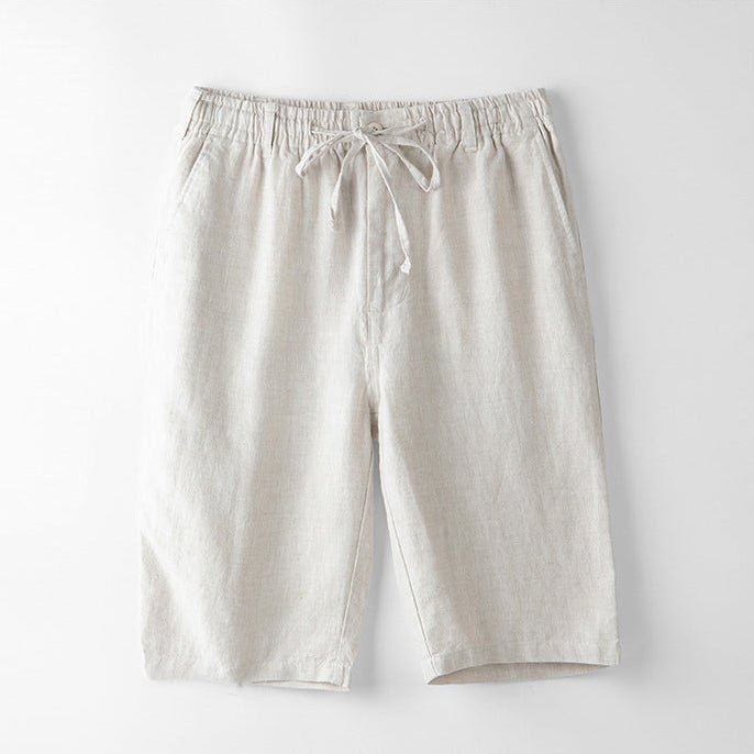 Positano - Linnen Drawstring Shorts - bellanza
