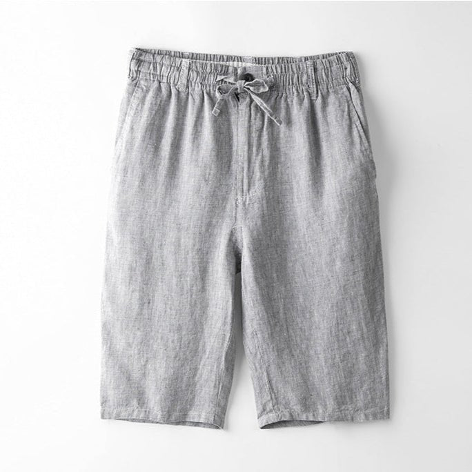 Positano - Linnen Drawstring Shorts - bellanza