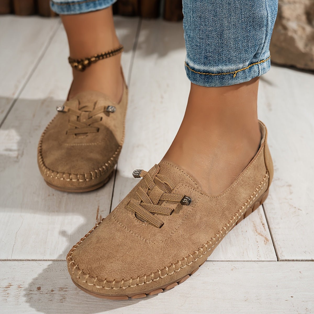 Raye | Chique flexibele orthopedische loafers - Bellanza