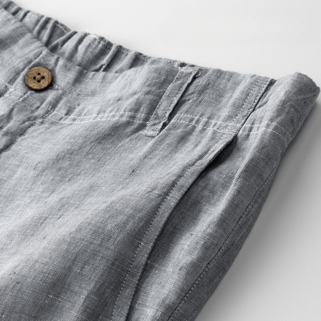 Riviera - Linnen Tailored Fit Chino's - bellanza