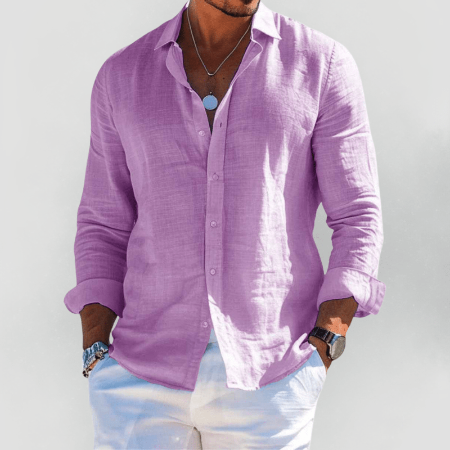 Riviera™ | Zomers herenoverhemd (1+1 GRATIS) - bellanza