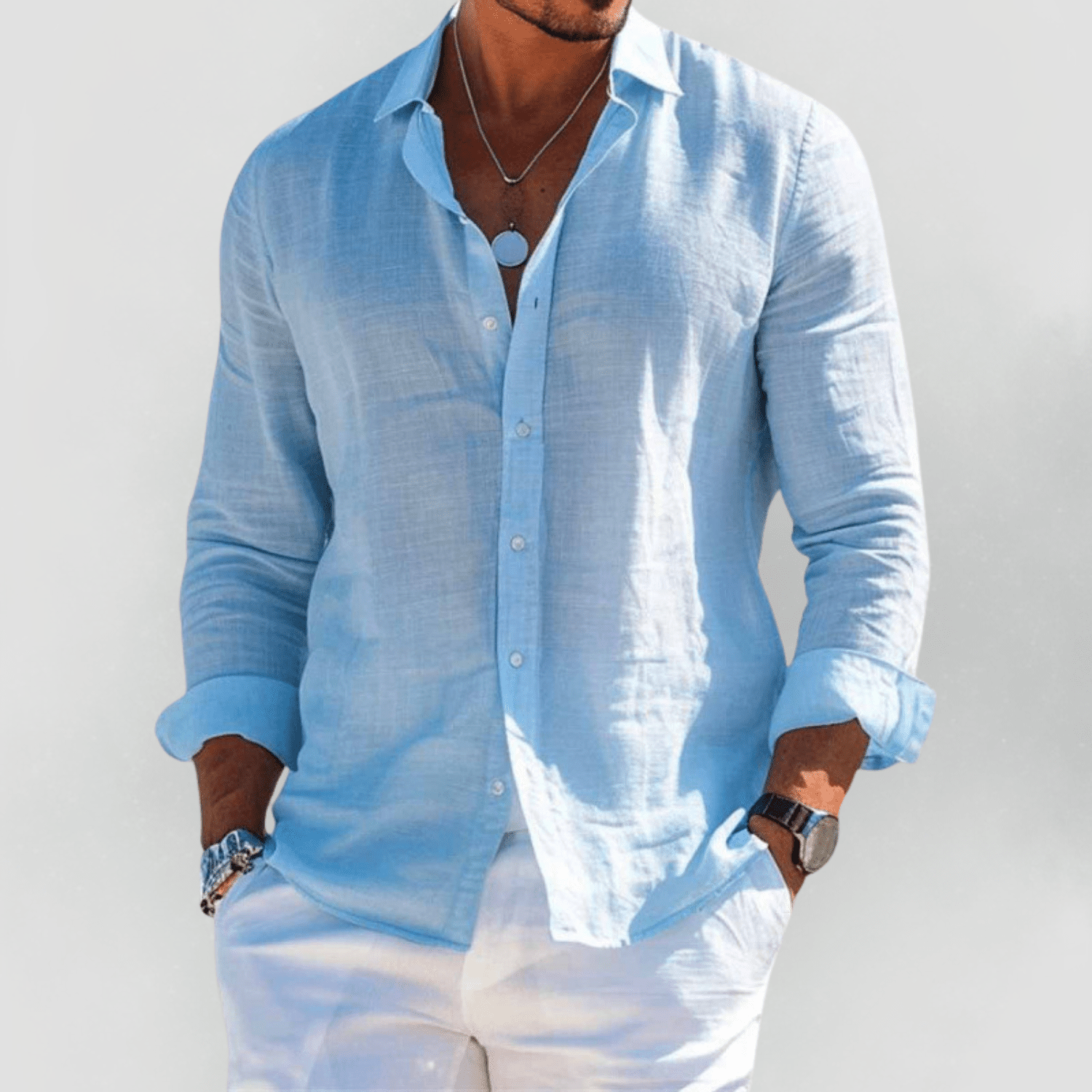 Riviera™ | Zomers herenoverhemd (1+1 GRATIS) - bellanza