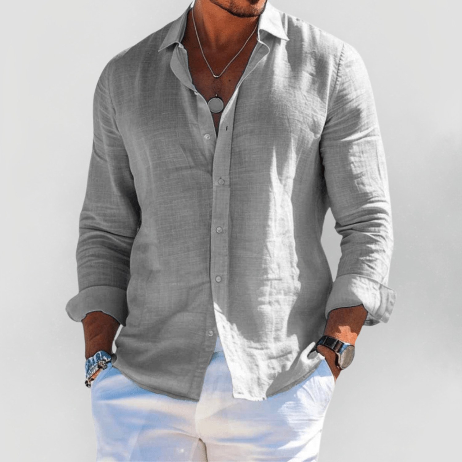 Riviera™ | Zomers herenoverhemd (1+1 GRATIS) - bellanza