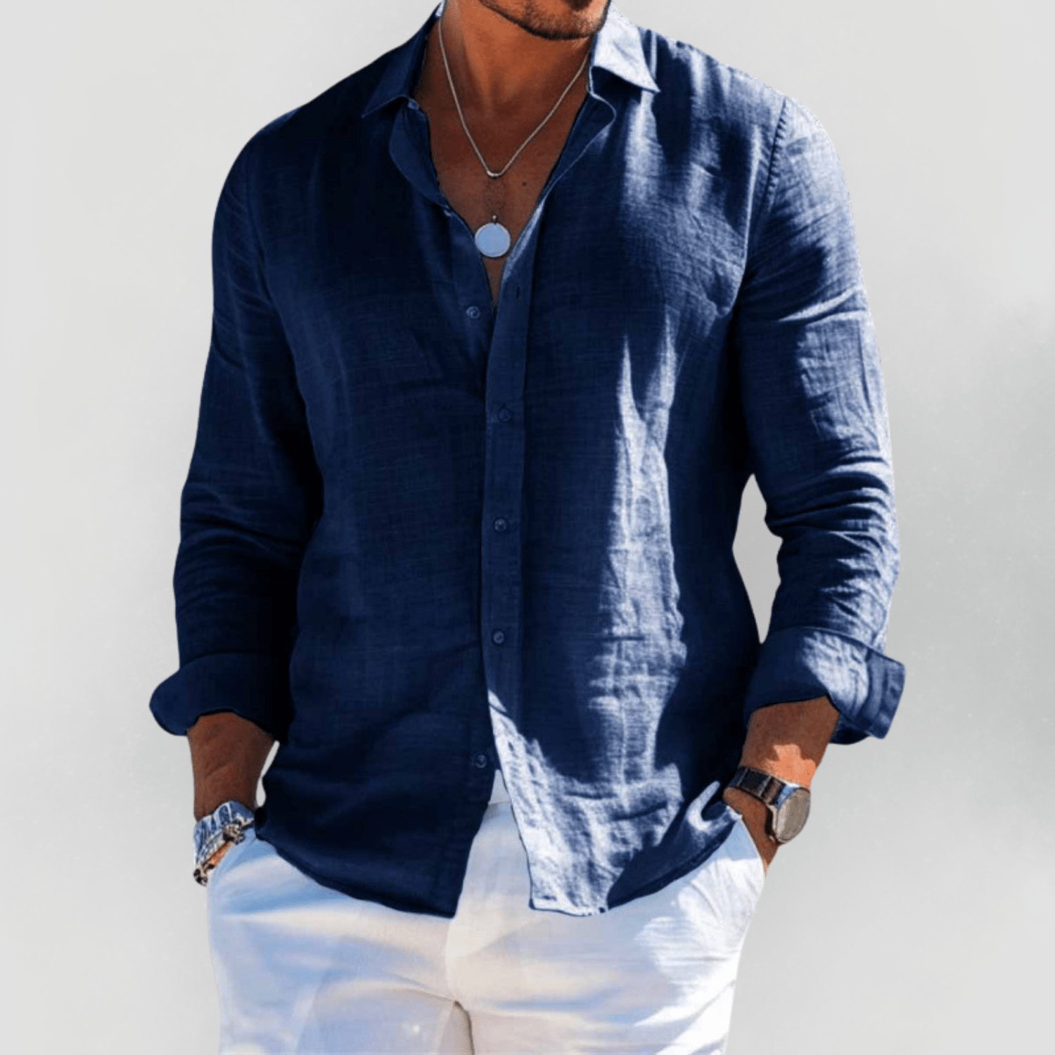 Riviera™ | Zomers herenoverhemd (1+1 GRATIS) - bellanza