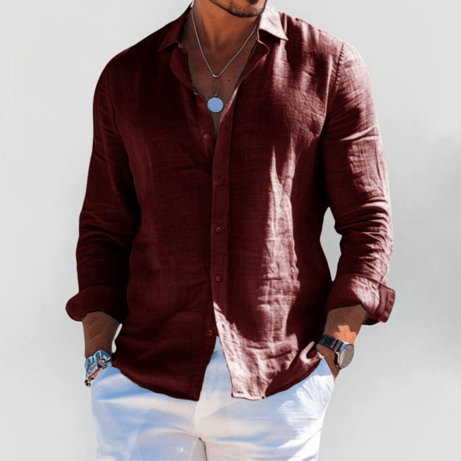 Riviera™ | Zomers herenoverhemd (1+1 GRATIS) - bellanza