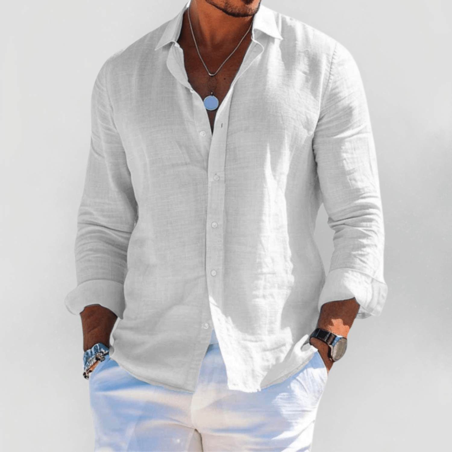 Riviera™ | Zomers herenoverhemd (1+1 GRATIS) - bellanza