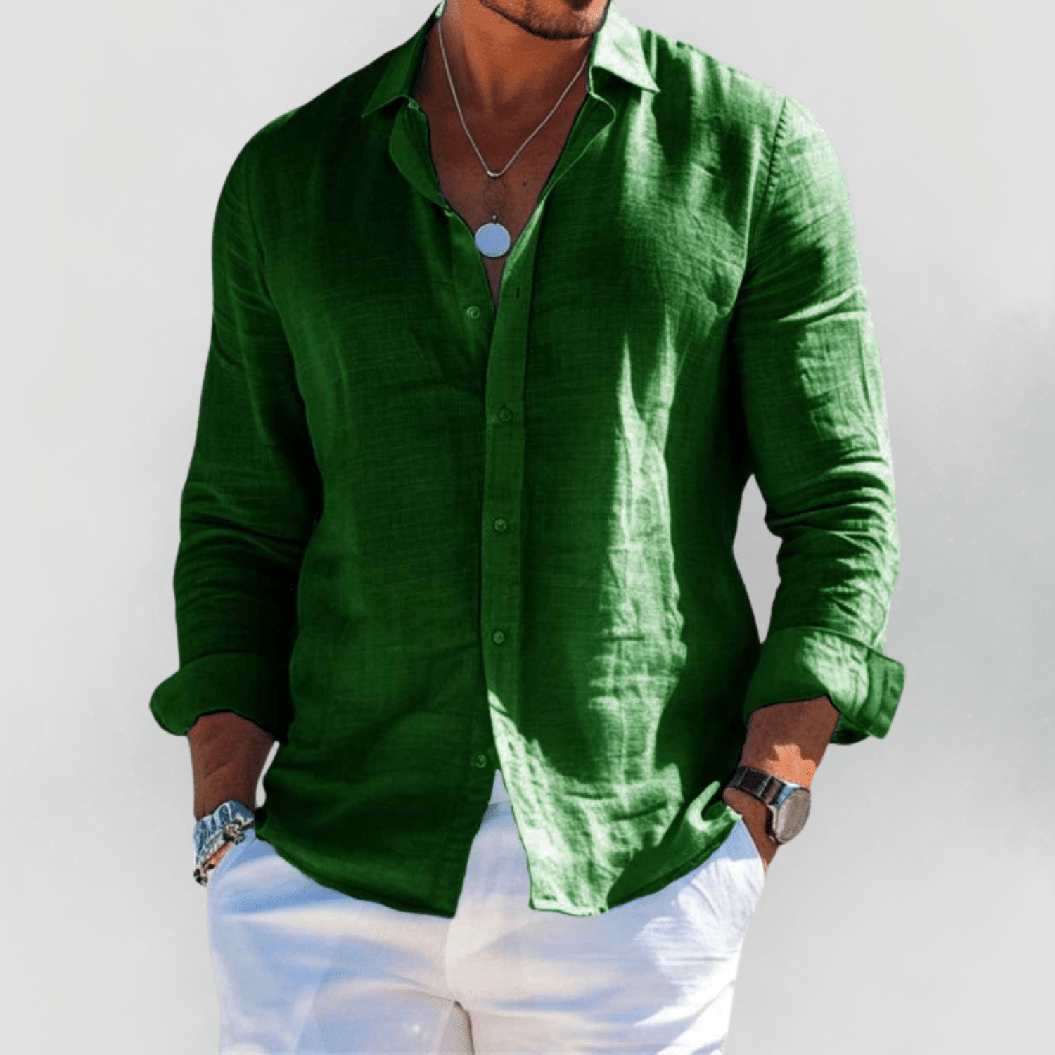 Riviera™ | Zomers herenoverhemd (1+1 GRATIS) - bellanza