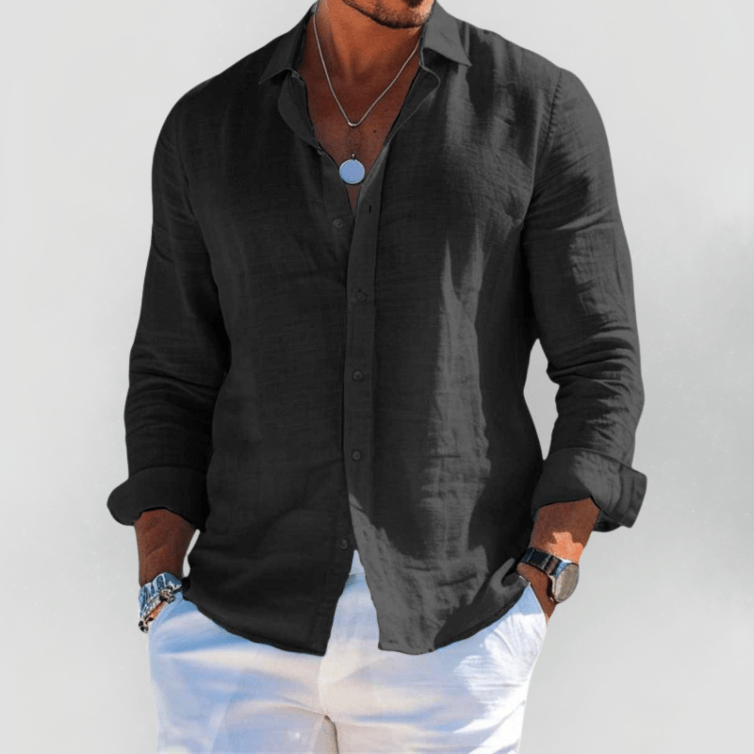 Riviera™ | Zomers herenoverhemd (1+1 GRATIS) - bellanza