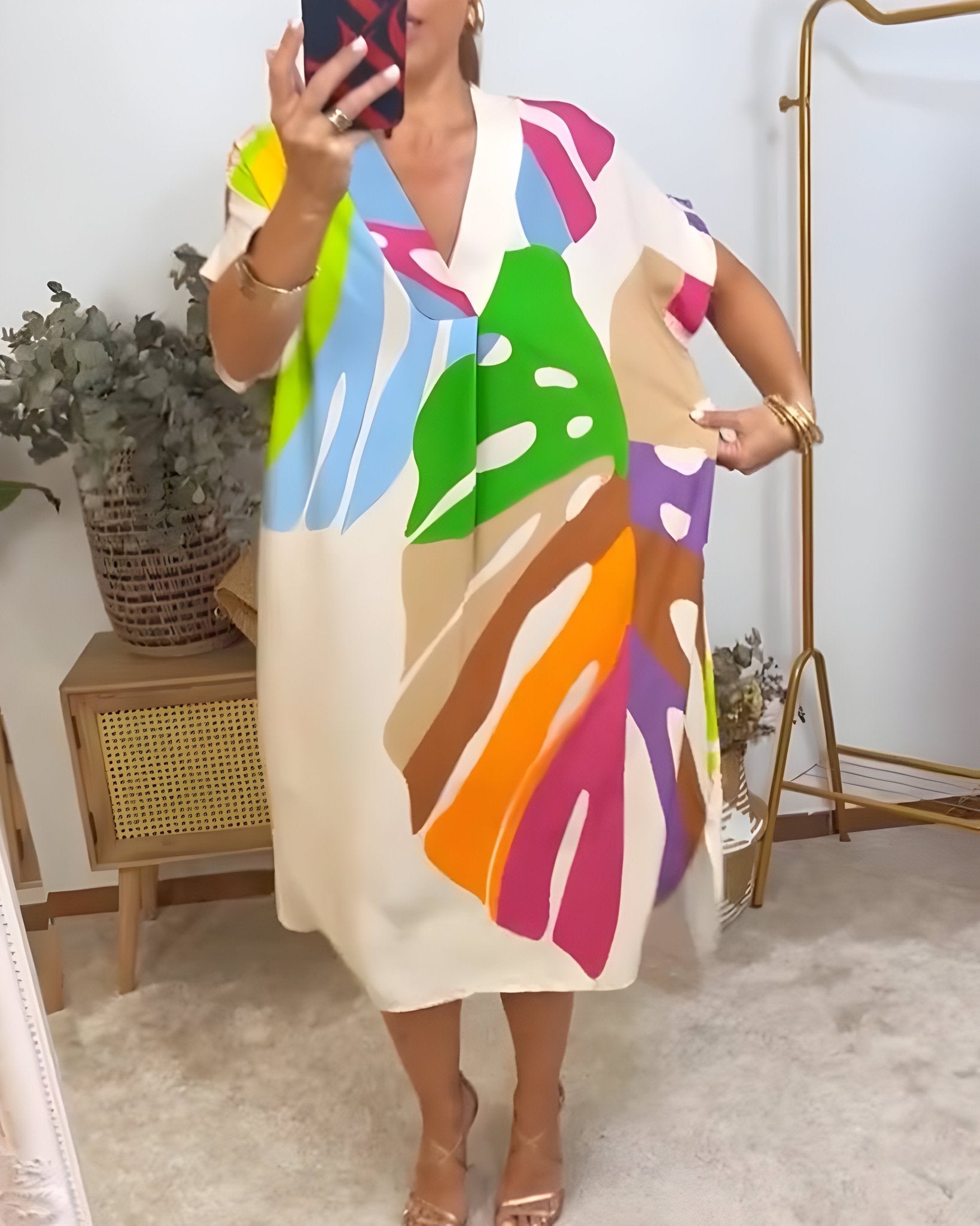Rosaline - Casual Dames Zomerjurk - bellanza