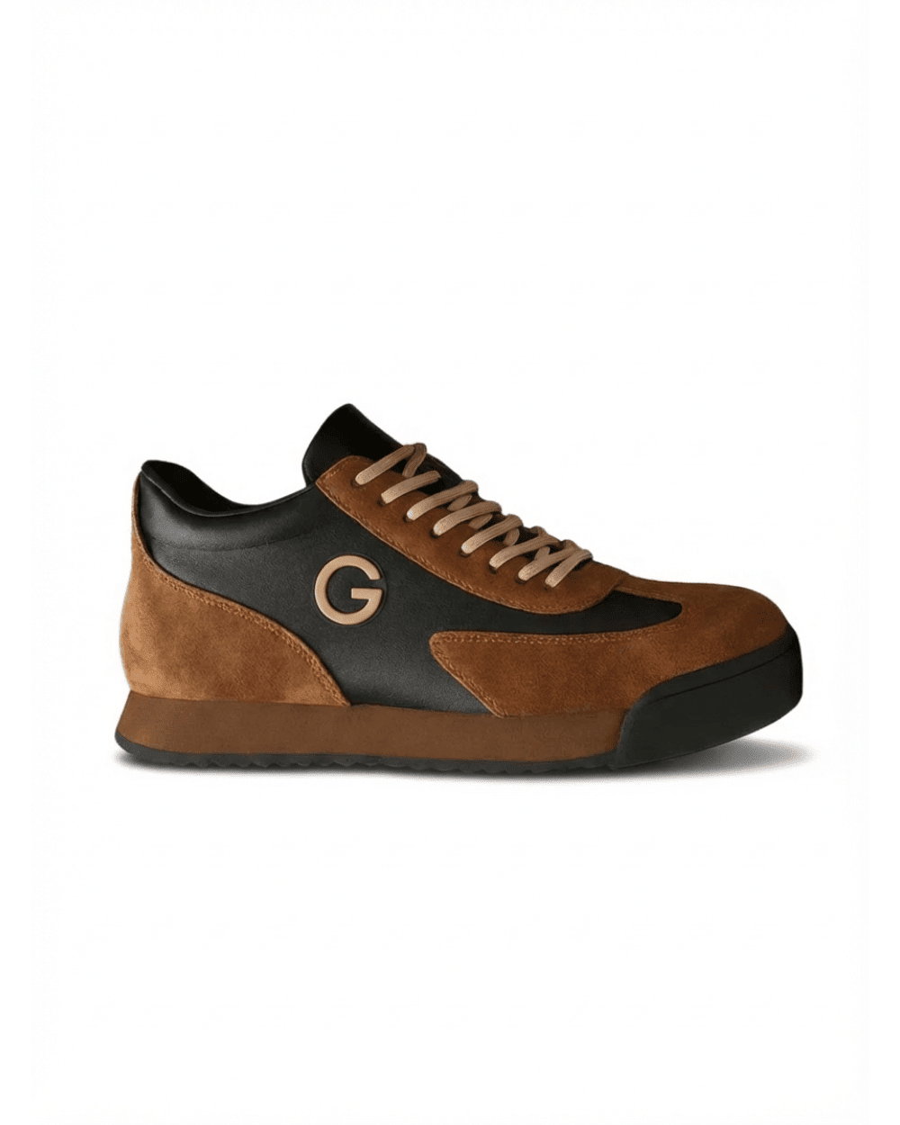 Ruel | Elegante retro sneakers van leer en suède - Bellanza