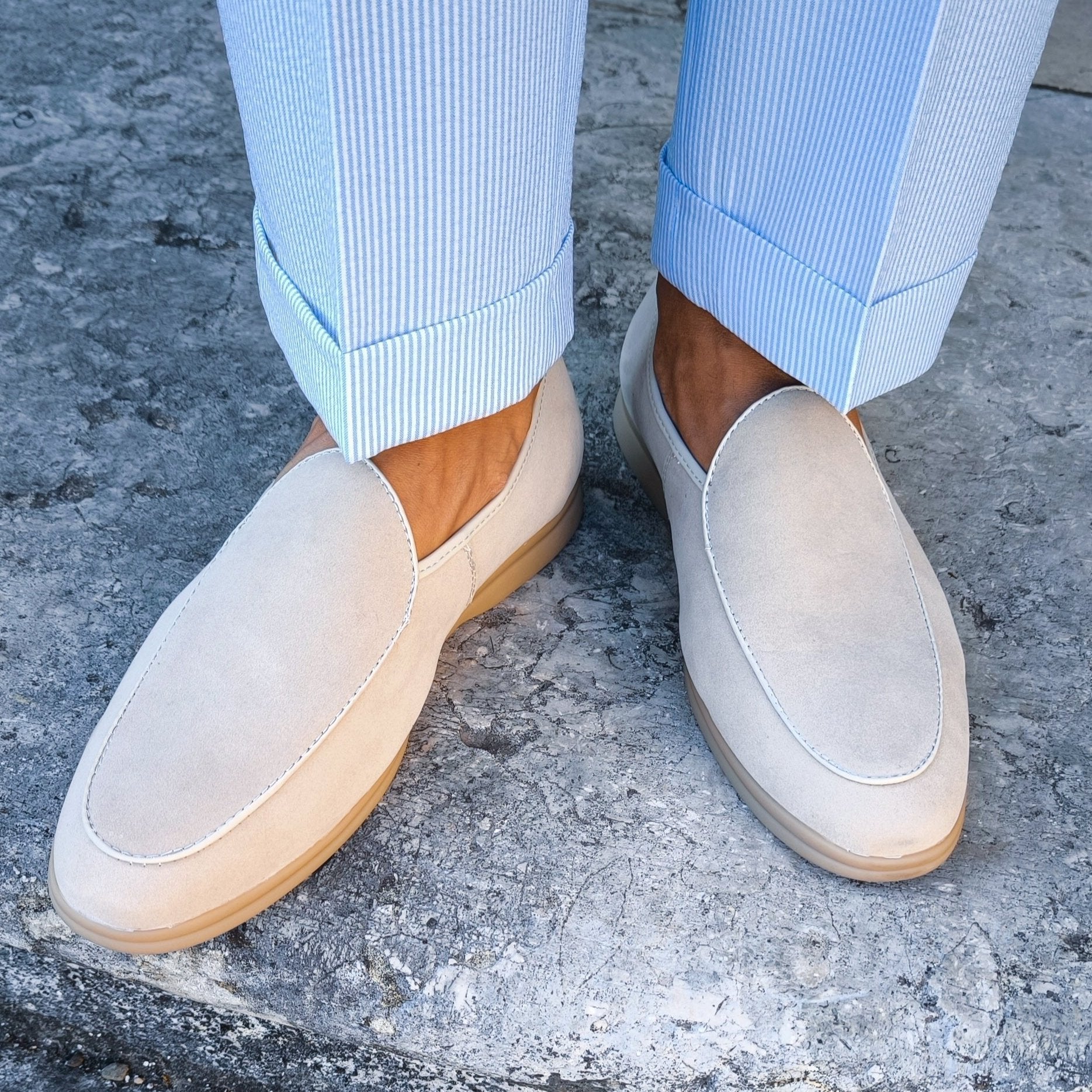 Savio Suede Loafers - bellanza