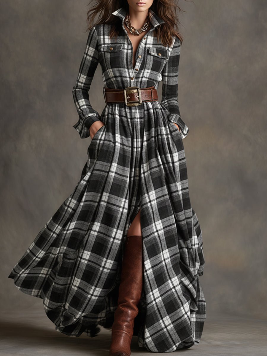 Scarlett™ - Jurk met Ceintuur - Bellanza
