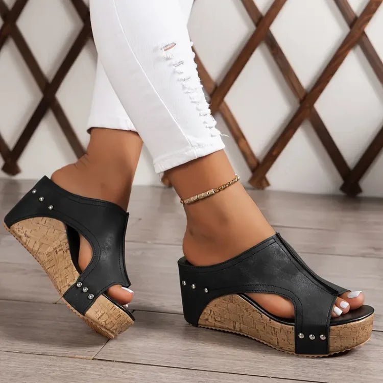 Senna | Sandalen met dikke hak - Bellanza