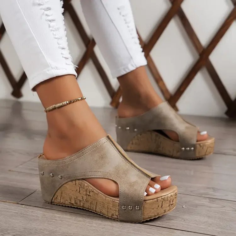 Senna | Sandalen met dikke hak - Bellanza