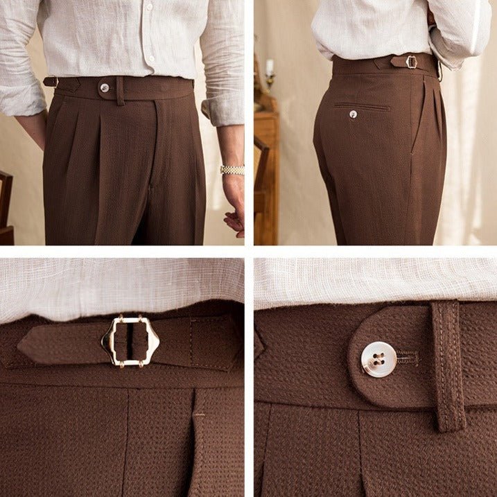 Sesto Seersucker Broek - bellanza