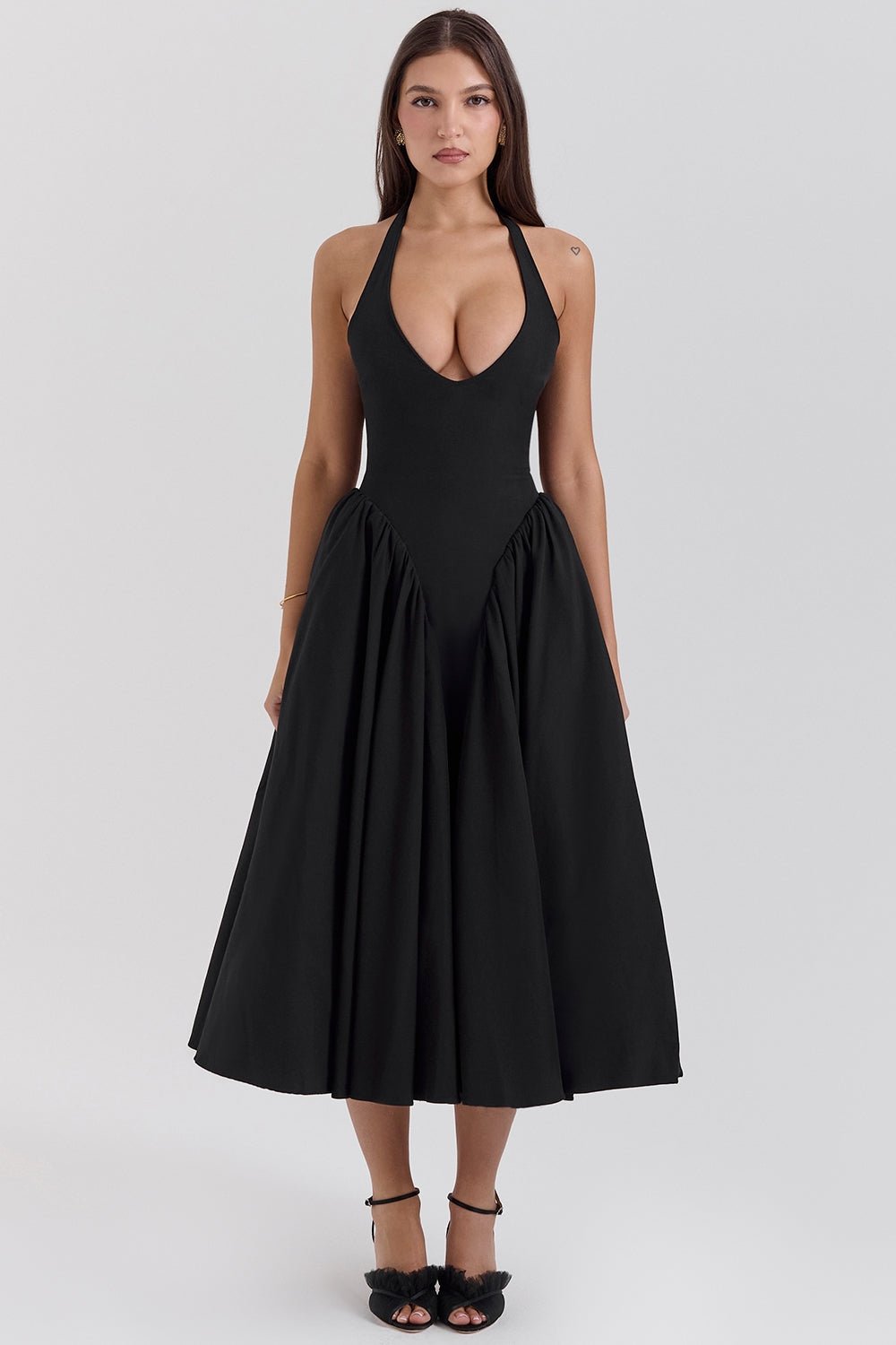 Shannah | Elegante Midi - Jurk - bellanza