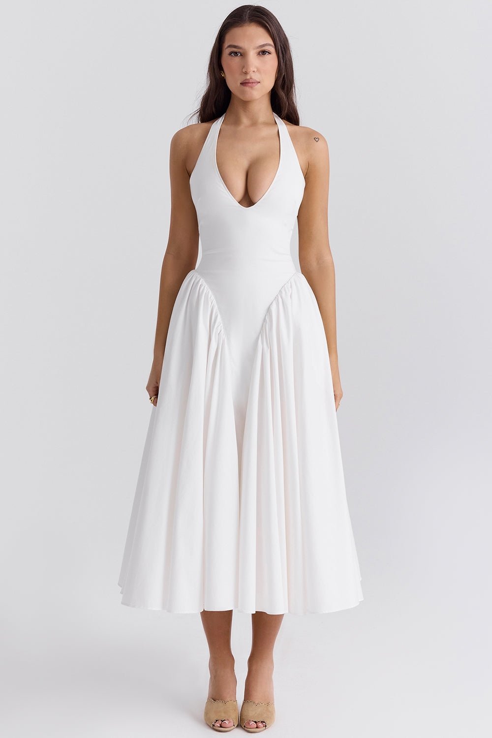 Shannah | Elegante Midi - Jurk - bellanza