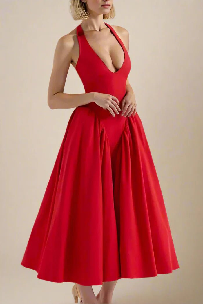 Shannah | Elegante Midi - Jurk - bellanza
