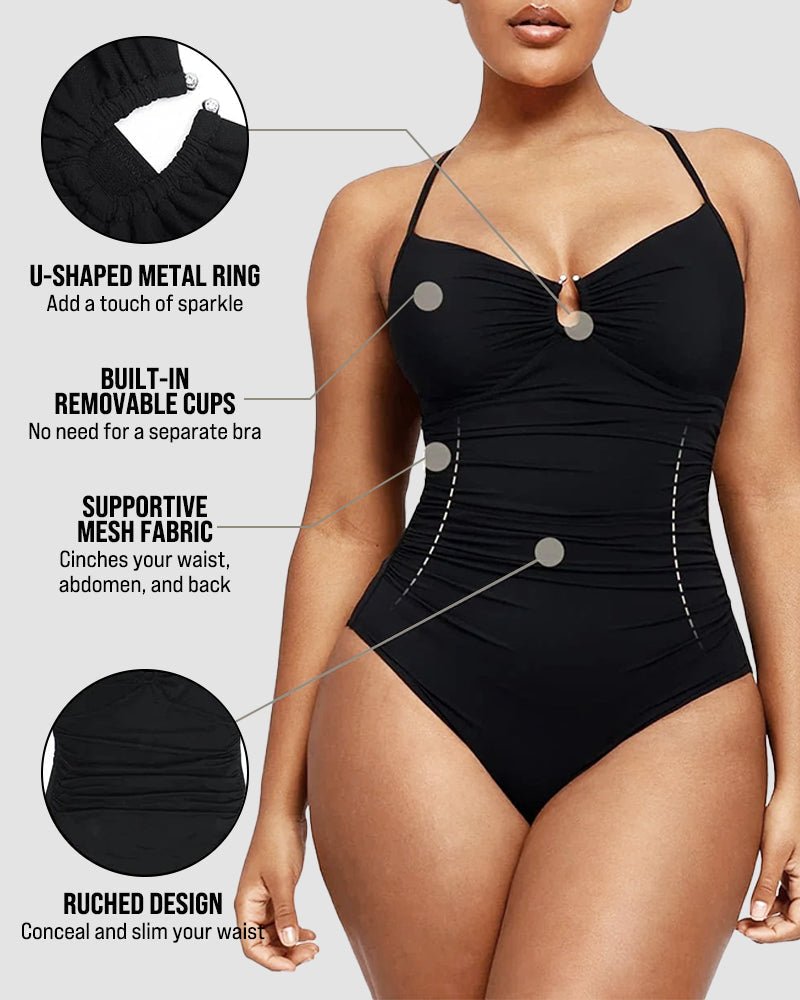 Shaping Swimsuit – Elegante Shaping met Cut - Out Detail - bellanza