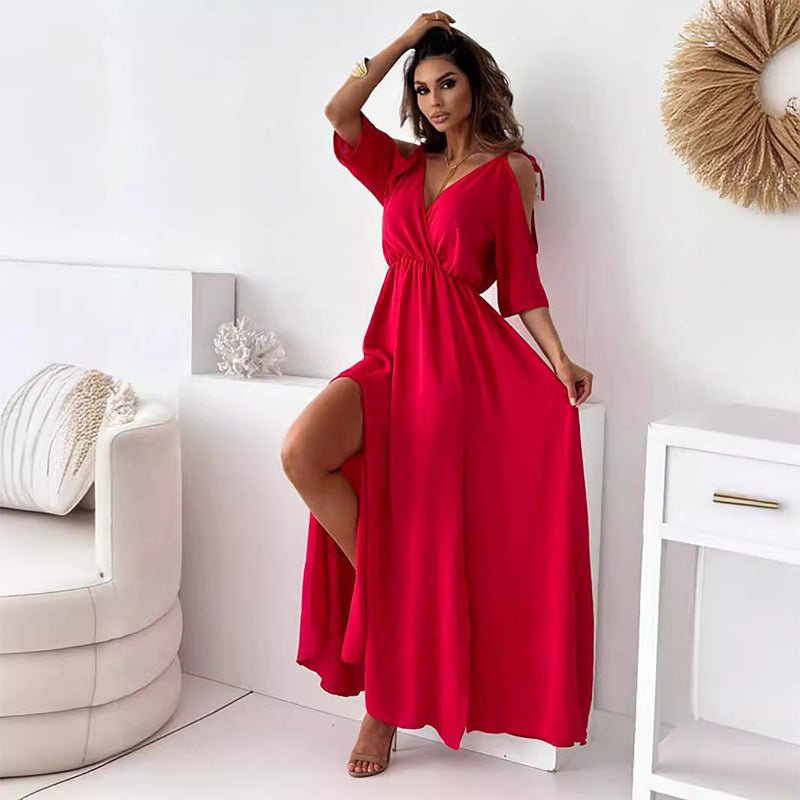 Sienna | Elegante jurk met zijsplit - bellanza