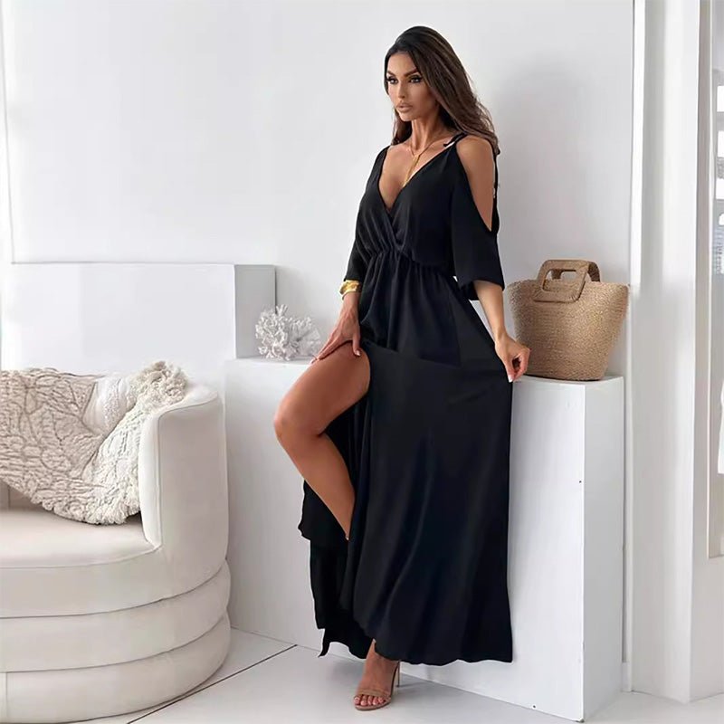 Sienna | Elegante jurk met zijsplit - bellanza