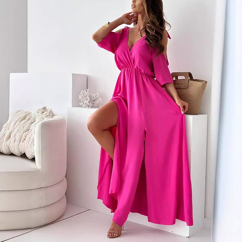 Sienna | Elegante jurk met zijsplit - bellanza